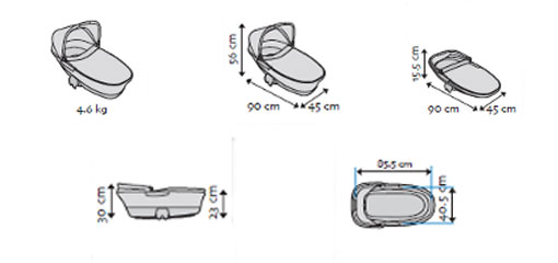 Maxi-Cosi gondola Foldable